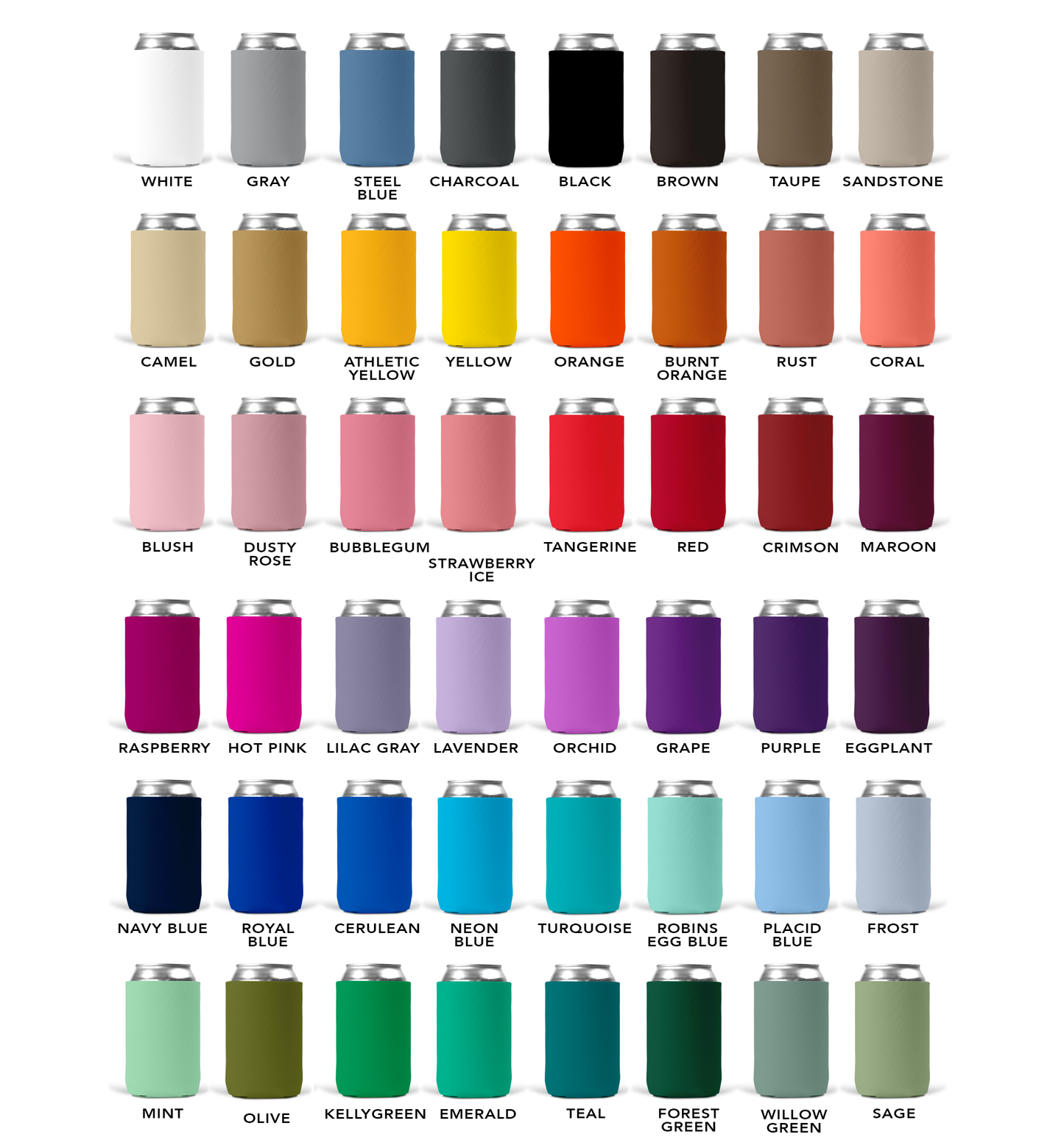 Custom 5mm Neoprene Standard Stubby