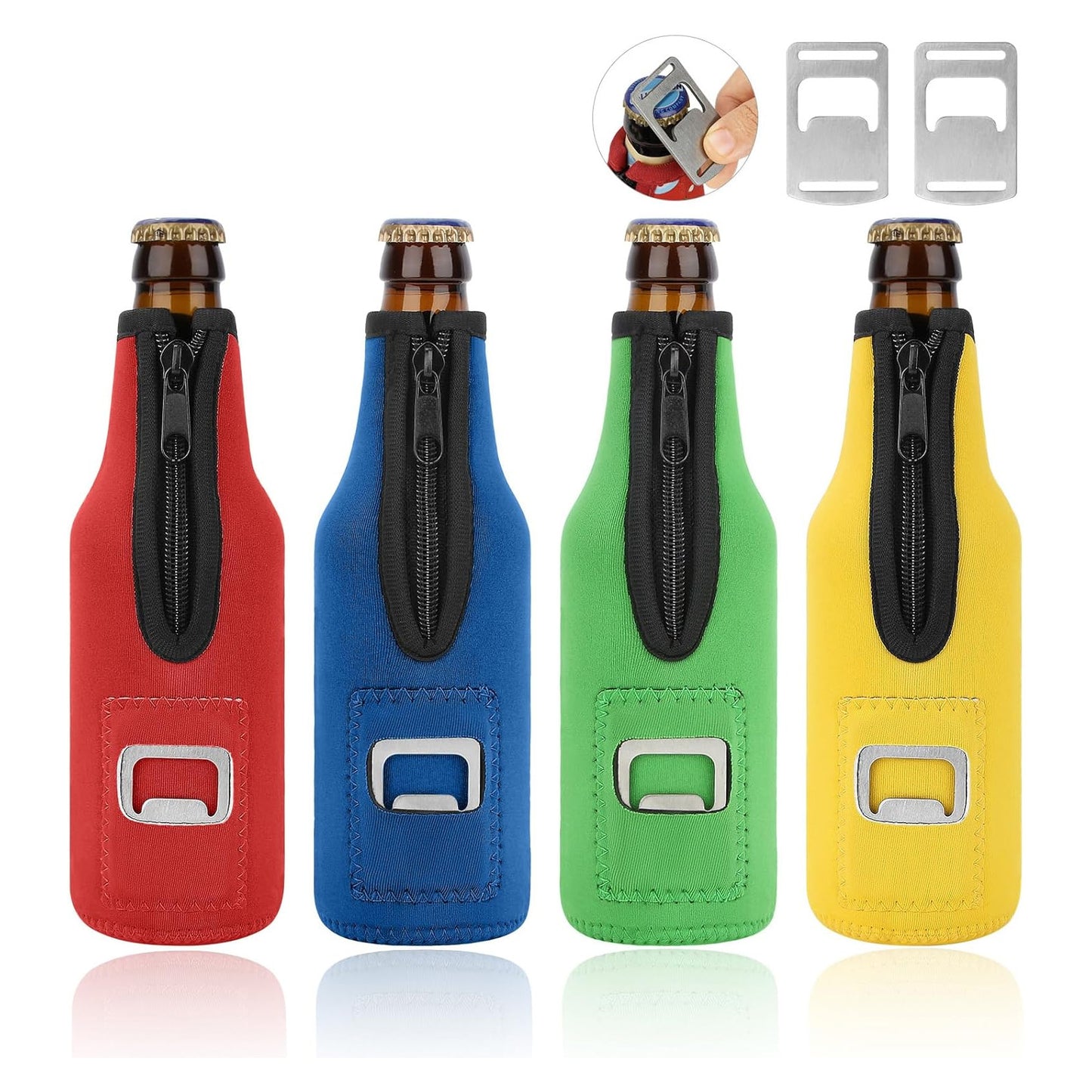 Custom Zippered Bottle Stubby B