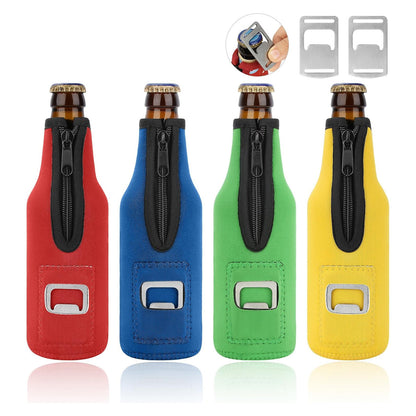 Custom Zippered Bottle Stubby B